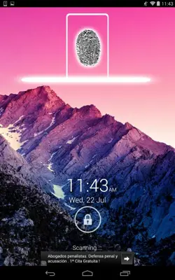 Fingerprint Screen Lock -SMART android App screenshot 3